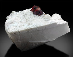Red Tantalite with Microlite on Feldspar, Tantalite Crystal, Tantalite Stone, Mineral Specimen from Afghanistan - 1419 g