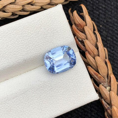 Santa Maria Blue Aquamarine Gemstone For Ring, Loose Aquamarine Ring Stone, Natural Aquamarine Stone, Faceted Aquamarine Loose Stone, 2.7 CT