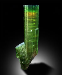 Natural Watermelon Tourmaline Crystal, Bicolor Tourmaline, Tourmaline stone, Raw Tourmaline, Terminated Tourmaline, 71g