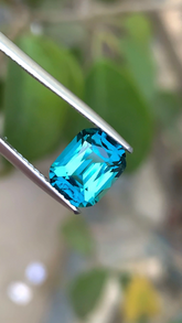 Presenting 2.20 CT Rarest Neon Blue Tourmaline, Lagoonish Blue Tourmaline