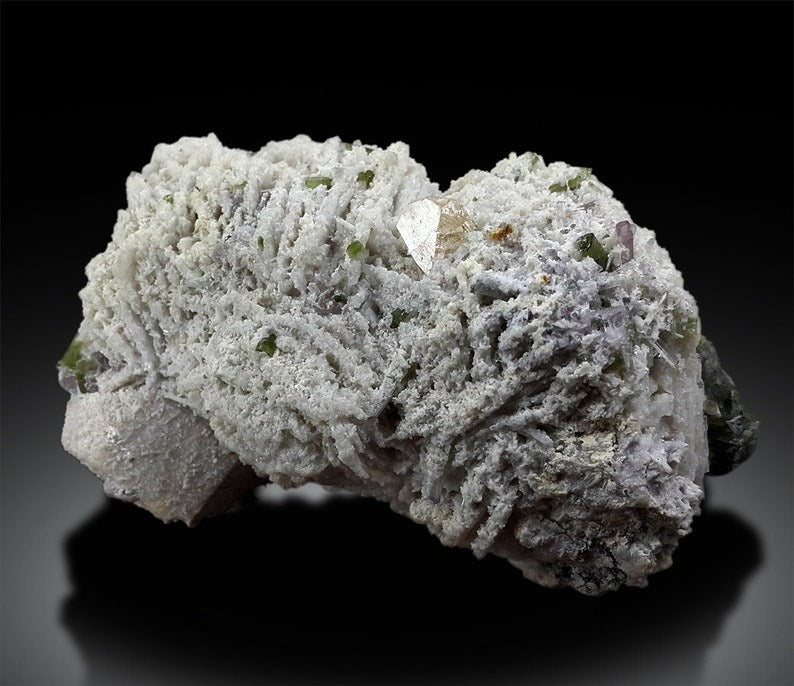 Tourmaline Crystal with Topaz Smokey Quartz and Feldspar, Tourmaline Combo Specimen, Rare Minerals, Mineral Specimen, 538 g