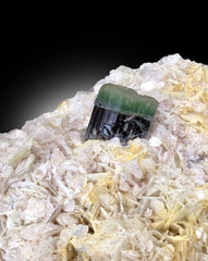 Natural Blue Cap Tourmaline on Mica Matrix, Tourmaline Crystal, Tourmaline Specimen, Tourmaline from Afghanistan - 2777 gram