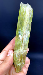 Natural Yellow Color Triphane Kunzite Crystal, Etched Kunzite, Raw Mineral, Crystal Specimen, Kunzite from Afghanistan - 121 gram