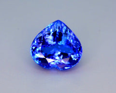 Tanzanite Gemstone, Flawless Loupe Clean, Tanzanite Loose Stone, Tanzanite Jewelry, Perfect Heart Shape Tanzanite Stone, 11.88 cts