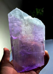Bicolor Kunzite, Kunzite Crystal, Natural Kunzite, Healing Crystal Kunzite Gemstone, Kunzite Stone From Afghanistan 624 Gram , 165*86*17 mm