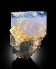 Terminated AquaMorganite With Feldspar Mineral Specimen From Skardu Pakistan - 92 gram