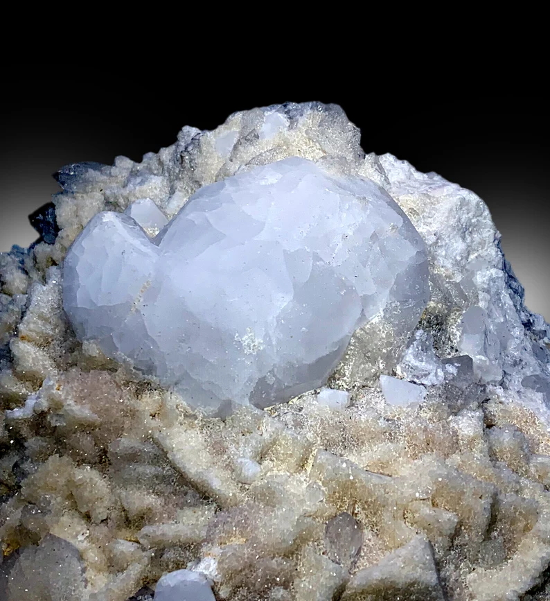 Pollucite With Herderite Albite and Feldspar Mineral Specimen From Skardu Pakistan - 6510 gram