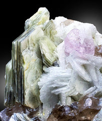 Natural Pink Morganite with Smoky Quartz, Mica and Albite, Morganite Specimen, Morganite from Dara e Peech Afghanistan - 2027 gram