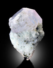 AquaMorganite With Green Tourmalines and Albite From Dara e Peach Afghanistan - 128 gram