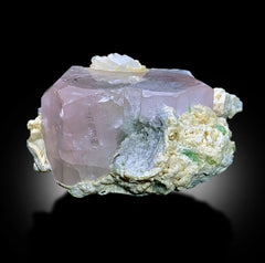 Pink Morganite With Green Tourmalines Albite and Quartz From Afghanistan - 166 gram