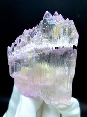 DT Etched Pink Kunzite Crystal with Complex Mountain Shape Terminations, Kunzite Specimen, Kunzite Gemstone, Raw Mineral - 173 gram