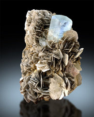 Aquamarine Specimen, Natural Aquamarine with Fluorite and Mica Mineral Specimen From Pakistan - 1569 g , 130*93 mm