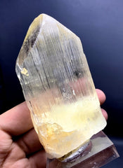 Natural Yellow Kunzite Crystal, Triphane Crystal, Kunzite Specimen, Spodumene Kunzite, Mineral Specimen, Crystal Specimen, 372g