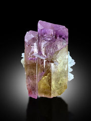 Natural Bicolor Kunzite with White Cleavelandite Albite, Kunzite Specimen, Raw Kunzite Stone, Kunzite from Afghanistan - 276 gram