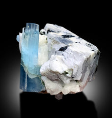 Sky Blue Aquamarines With Mica, Schorl and Feldspar Mineral Specimen From Shigar Valley Skardu Pakistan - 723 gram