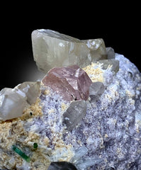 Pink Morganite With Tourmalines Quartz Lepidolite and Cleavelandite Albite Specimen From Afghanistan - 1715 gram