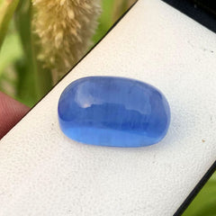 Deep Blue Aquamarine Cabochon For Ring Making, Santa Maria Aquamarine Cab, Natural Aquamarine Stone, Aquamarine Jewelry Stone, 17.5 CT