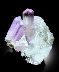 Pink Kunzite Specimen, Pink Kunzite crystals on matrix, Natural Kunzite, Terminated Kunzite crystals, Raw Kunzite, Chakra stone, 335 g