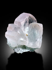 Natural Pink Morganite Crystals Cluster With Microlite From Afghanistan - 118 gram