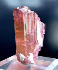 Tourmaline Crystal, Redish Orange Tourmaline, Natural Tourmaline, Lustrous Tourmaline, Gem Grade Tourmaline, Paprok Tourmaline, 136.10 cts