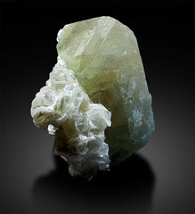 Green Herderite | Herderite Crystal | Herderite Specimen | Herderite with Mica | Rare Herderite | Rare Mineral | Rare Stone | 97 g