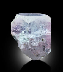 Enhydro Morganite, Pink Morganite with Tourmalines, Green Tourmaline Crystals, Morganite Specimen, Morganite Crystal with Blue Core, 90 g