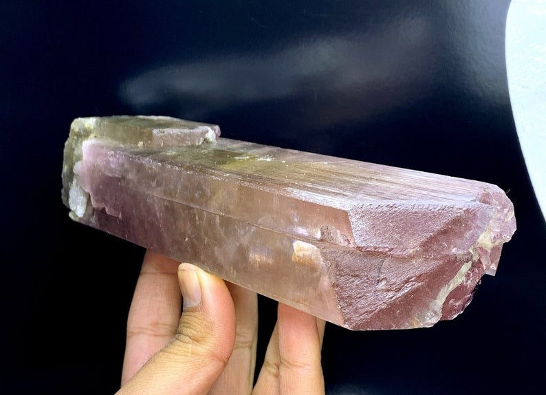Natural Pink Color Double Terminated Kunzite Crystal, Kunzite Gemstone, Kunzite Specimen, Kunzite Crystal from Afghanistan - 1345 gram