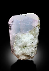 AquaMorganite, Morganite Var Aquamarine, AquaMorganite With Green Tourmalines and Albite From Afghanistan - 90 gram