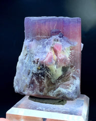 Natural Blue Cap Pink Tourmaline with Blue Mica, Crystal Specimen, Tourmaline Crystal from Badakhshan Afghanistan - 155 gram