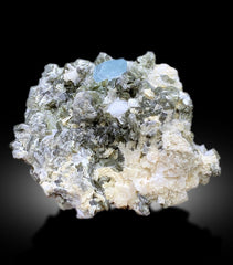 Natural Blue Color Aquamarine with Star Mica, Aquamarine Crystal, Mineral Specimen, Aquamarine from Shigar valley Skardu Pakistan - 463 gram