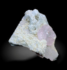 Pink Morganite Crystal with Cleavlandite Albite, Morganite Specimen, Morganite Stone, Morganite From Afghanistan, 1770 g, 149*116*101 mm