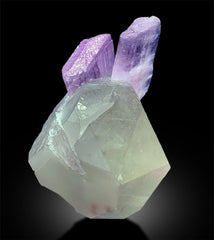 Pink Kunzite Specimen, Kunzite Crystal on Quartz, Natural Kunzite, Kunzite for sale, Healing Crystal, Chakra Crystal, Mineral Specimen, 151g