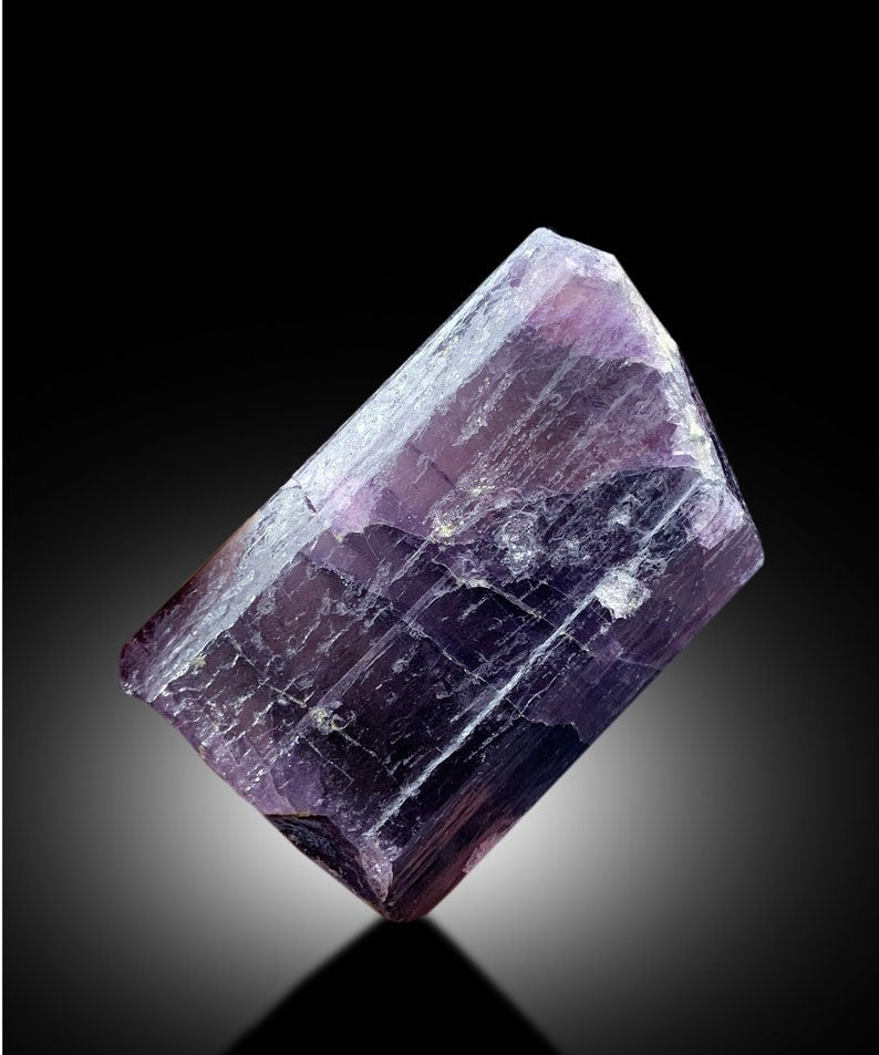 Rich Purple Color Scapolite Crystal, Scapolite Stone, Scapolite Specimen, Raw Mineral, Scapolite from Afghanistan - 394 gram