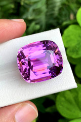 Deep Pink Kunzite Loose Gemstone, Faceted Kunzite Gemstone, Natural Kunzite var Spodumene Gemstone, Magenta Pink Kunzite Stone, 45.50 CT