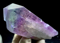 Bicolor Kunzite Crystal ,Microlite Crystals, Natural Kunzite, Kunzite stone, Rare crystals, Rare minerals, 394 Gram , 160*45*30 mm