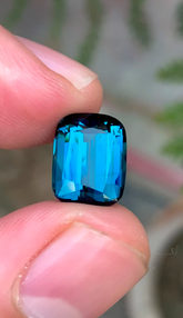 Tourmaline Gemstone 6.25 CT Exceptional Quality Rare Ink Blue Tourmaline