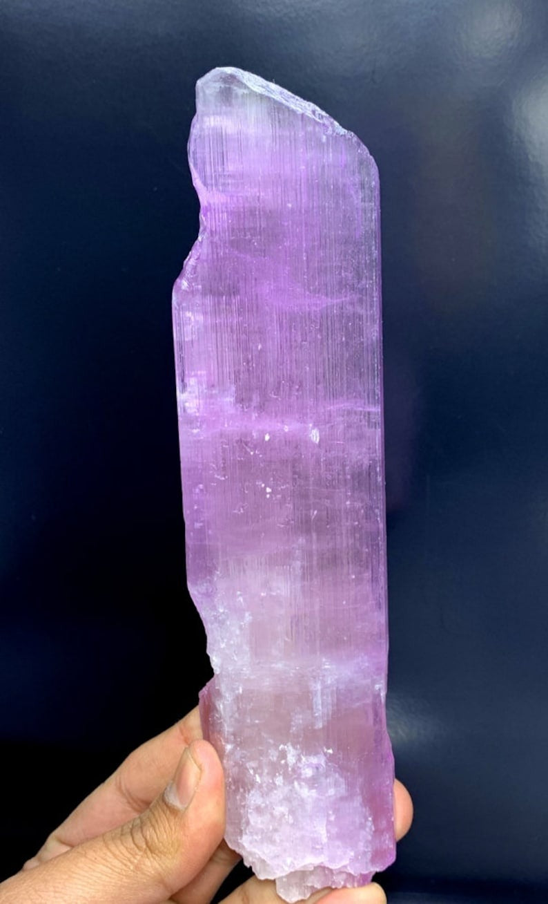 Natural Terminated Pink Kunzite Crystal From Afghanistan - 506 gram