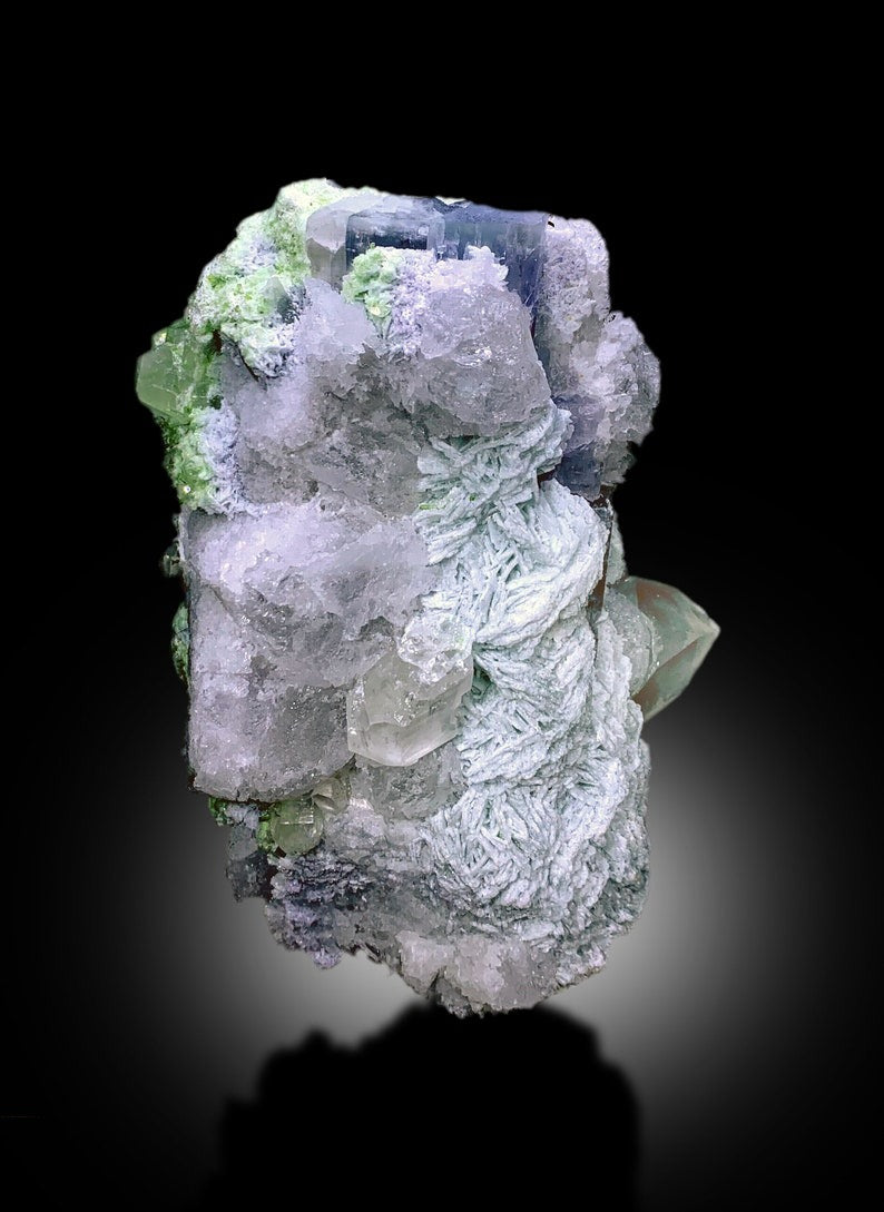 Pollucite With Kunzite, Tourmalines, Cleavlandite Albite and Quartz Mineral Specimen From Afghanistan - 2807 gram
