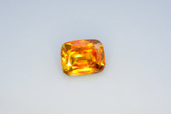 Full Fire Titanite Sphene Gemstone, Loose Gemstone, Cusshion Cut Faceted Sphene - 6.55 CT