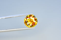 Round Shape Shiny Full Fire Sphene Gemstone, Faceted Rare Sphene, Loose Gemstone - 1.75 CT