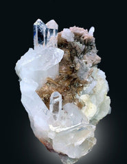 AXINITE SPECIMEN , AXINITE CRYSTALS, AXINITE STONE, QUARTZ CRYSTALS, CRYSTAL CLUSTER, MINERAL SPECIMEN, RAW GEMSTONES, RARE CRYSTALS, 309 G