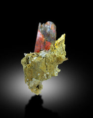 NATURAL RED COLOR BROOKITE CRYSTAL ON MATRIX, BROOKITE SPECIMEN, RARE MINERAL, BROOKITE STONE, CRYSTAL SPECIMEN - 14.95 CT