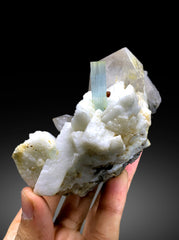 Aquamarine with Garnet, Quartz and Feldspar from Pakistan - 417 gram