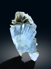 Sky Blue Aquamarine on Muscovite from Nagar valley Pakistan - 144 gram