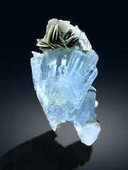 Sky Blue Aquamarine on Muscovite from Nagar valley Pakistan - 144 gram