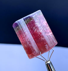 Natural Terminated Tricolor Tourmaline Crystal from Paprok Afghanistan - 129.95 carat