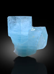 Natural Sky Blue Color Aquamarine Crystal, Aquamarine Specimen, Aquamarine from Nagar Mine Skardu Pakistan - 347 gram