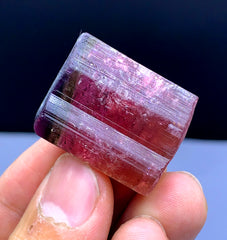 Natural Terminated Tricolor Tourmaline Crystal from Paprok Afghanistan - 129.95 carat