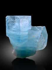 Natural Sky Blue Color Aquamarine Crystal, Aquamarine Specimen, Aquamarine from Nagar Mine Skardu Pakistan - 347 gram