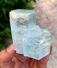 Stepped Blue Aquamarine Crystal from Shigar valley Pakistan - 162 gram